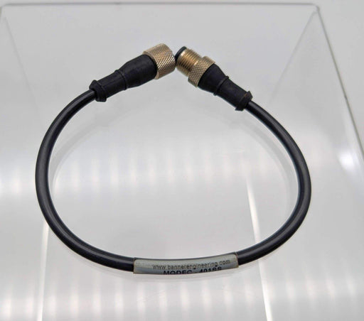 Banner Engineering MQDEC-401SS M12 Female to Male Straight 4 Pin 1ft 1