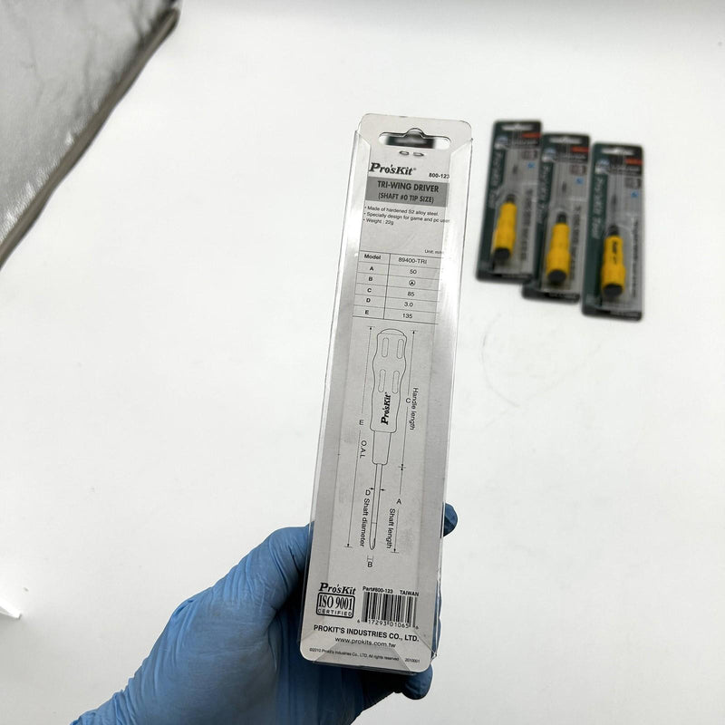 Eclipse Pro's Kit 800-123 Tri Wing Screwdriver Driver Shaft #0 Tip Size Lot of 5 6