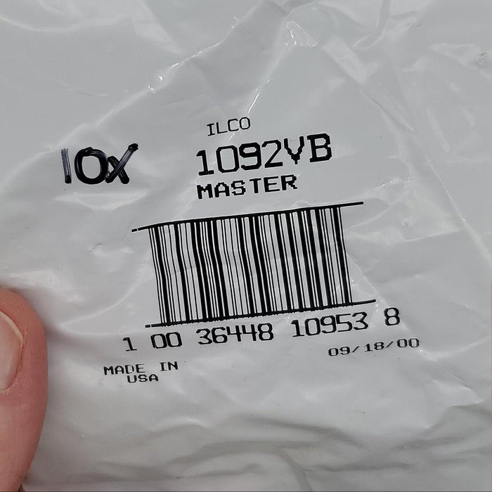 10x Ilco 1092VB Padlock Key Blanks Equivalent to Master 120K Nickel Plated NOS 3