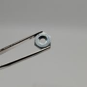 #6-32 Machine Screw Hex Nuts 7/64" Thick Carbon Steel Zinc Finish Pack of 100 2