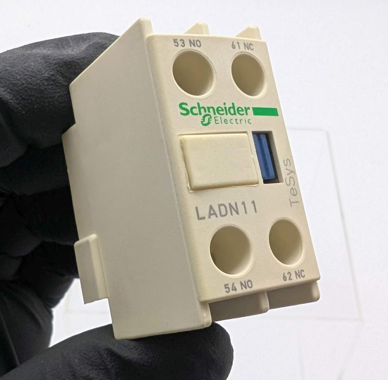Schneider Electric LADN11 Auxiliary Contact Block 1NO 1NC Front Mount