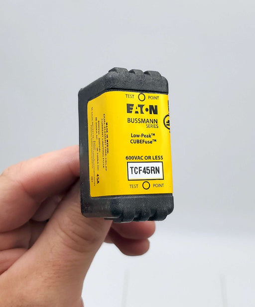 Bussmann TCF45RN CUBEFuse 45A 600V Low-Peak Dual Element Time Delay 1