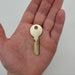 Mosler 73765 Safe Deposit Lock Key Blank 0.096" T x 0.36" W x 2.25" L 2