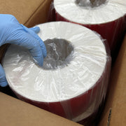 4x6 Industrial Thermal Transfer Labels Red 4 Rolls 4000 Labels Ttl Uline S-5955R 3