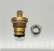 Gerber 98-001 Cold Compression Stem Bonnet & Seat Assembly Brass / Chrome 1