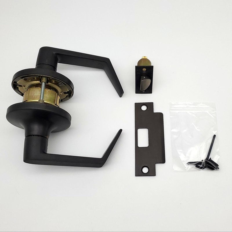 Yale Door Lever Passage Latch Oiled Bronze 2-3/4" Backset AU 5401LN US10B 2