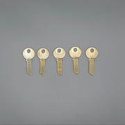 5x Yale RN8 Key Blanks Simplex C1R Keyway Nickel Silver 5 Pin NOS 3
