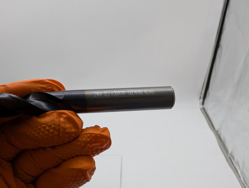 Guhring 31/64" Drill Bit 118 Deg 5.94" OAL 2 Flute 3.98" LOC Carbide FIREX 2464 3