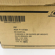 PIP 63-233PF Disposable Glove XL Extra Large Nitrile Fd Grade PWD Free 1000/Case 3