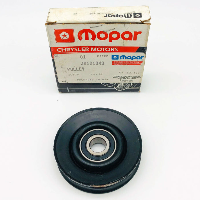 Mopar 8121949 Idler Pulley OEM NOS 81-86 Jeep CJ 5-8 Scr for Dealer Insalled AC 1