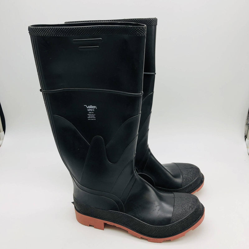 Onguard GPB-168 Work Rain Boot M8/W10 Steel Toe Cleated Outsole Black PVC 16in 9