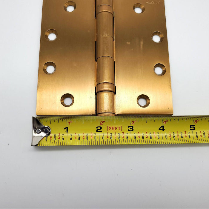 Stanley Door Hinge FBB193 Satin Bronze 4-1/2" x 4-1/2" Heavy Weight Full Mortise 7