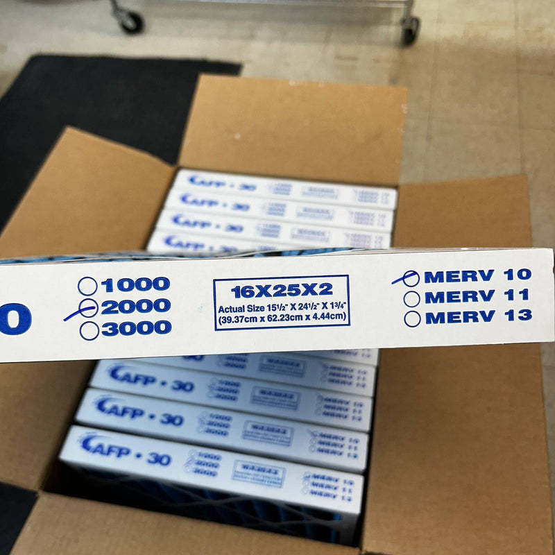 Airflow Products AFP2000-16252 Air Filter Pleated 16x25x2 SC Merv 10 Case/12pk 5