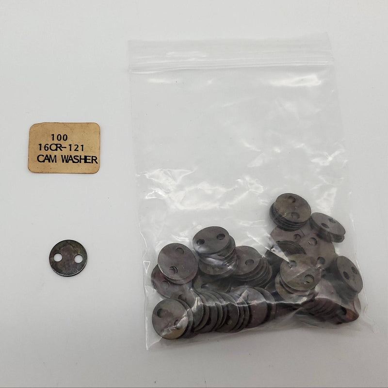 100x Arrow 16CR-121 Cam Washers for SFIC Mortise Cylinders 1/2" D x 0.35" T 2