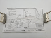 Von Duprin 4582-T2 LHR Monitor Strike Satin Chrome for 7500 Series Mortise Locks 7