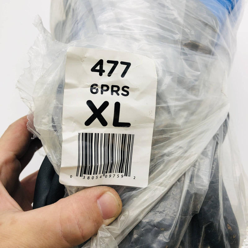 Showa 477 Work Glove Size 9/XL Insulated Dual Nitrile Foam Grip Coated 6 Pairs 2