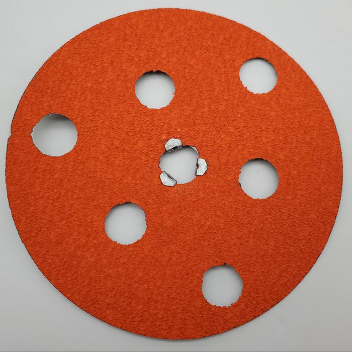 Norton 66254468383 7" 50 Grit Sanding Discs F980 5/8-11 Speed-Lok Center 10 Pack 2