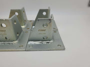 Unistrut P1887 Corner Post Bases 5" x 5" Base 1-5/8" Channel Width Pack of 4 3