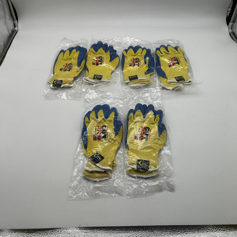MCR Safety 9687 Cut Resistant Glove Sz Large Made with Kevlar 10Gauge 6 Pairs 9