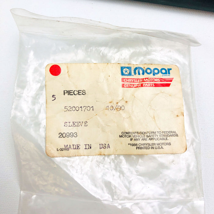 Mopar 52001701 Sleeve for Bushing Front Brakes OEM NOS 1991-1992 Jeep 2WD Loose 2