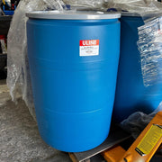 U-Line S-9945BLU Plastic Drum with Lid 55 Gallon Open Top Blue Quick-Lock 7