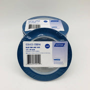Norton 72014 Blue Fine Line Masking Tape 1/4" x 36 yards 636425-72014 12 Rolls 8