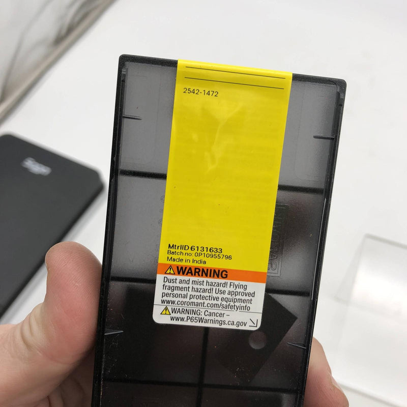 1x Sandvik A431-009370R7 Milling Insert 2542-1472 Grade SMA 6131633 3