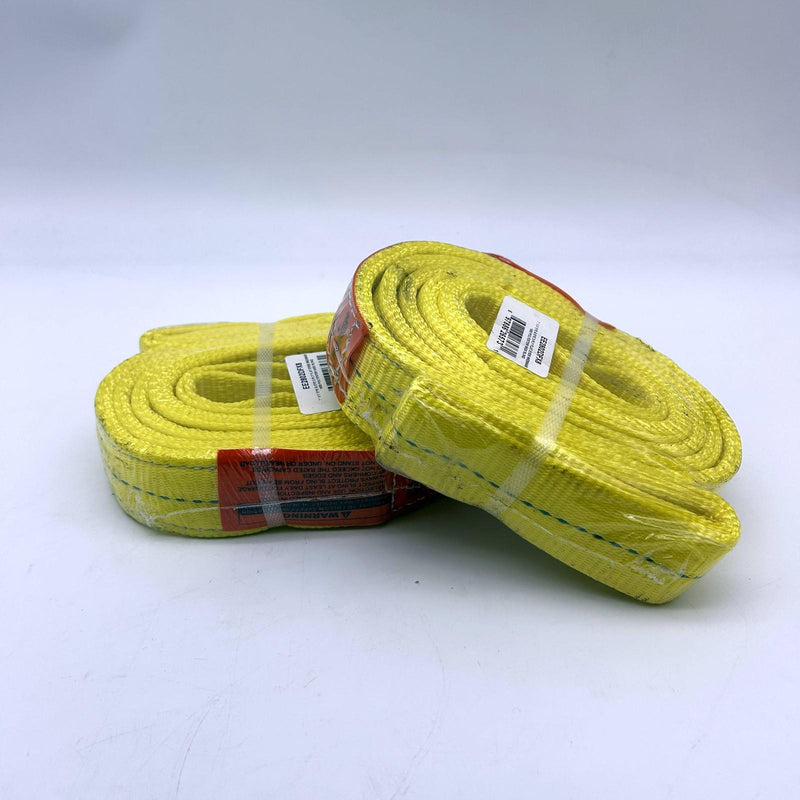 2pk Lift-All EE2802DFX8 Web Sling 2"x8' E/E 2-Ply Flat Webmaster 1600 Polyester