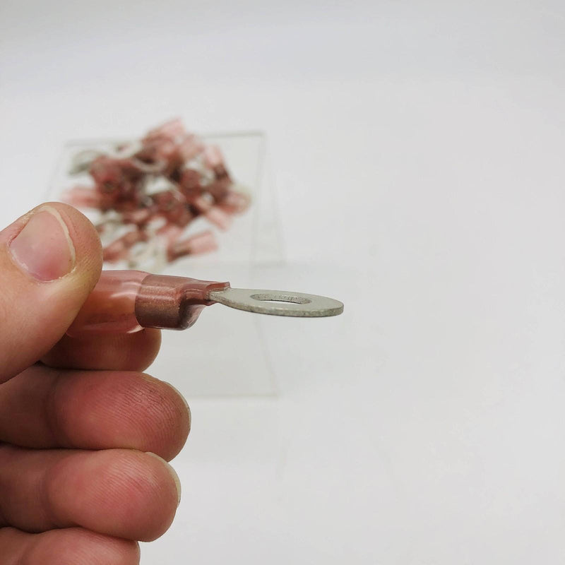 Molex 0191640082 Crimp Terminal Ring Connector 22-18 AWG Perma Seal Lot of 25 6