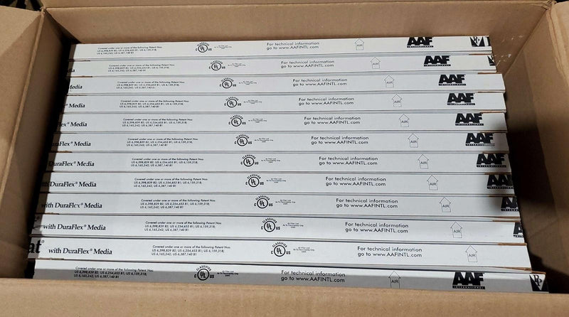 AAF Flanders 18x18x1 Air Filters PP HC Merv 8 173-11-18A18A Pack of 12 2