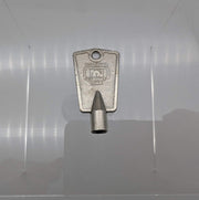 2x National D8590 Freezer Lock Key Wrenches Cross Pattern Nickel Plated 1