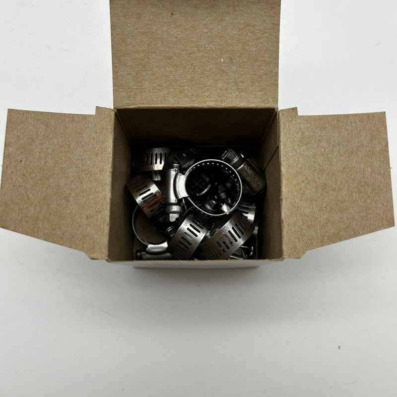 DuPage 47853 Hose Clamp 9/16"-1-1/16" Adjustable Worm Drive 316SS B10HSPX 10/Pkg 8