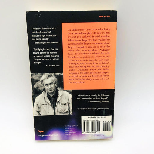 One Step Behind Henning Mankell Paperback 2002 Kurt Wallander Mystery 2