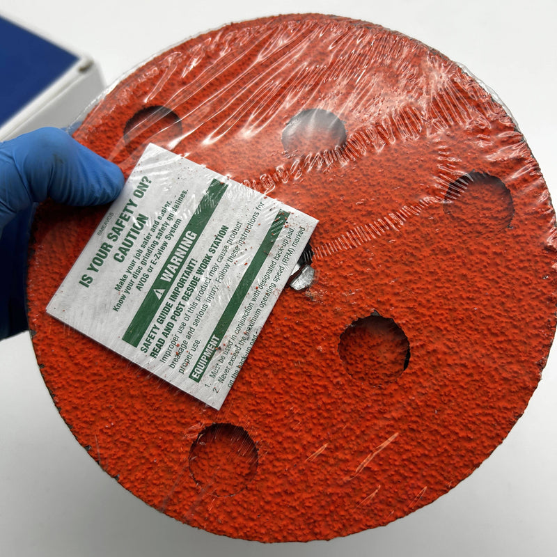 Norton Blaze 66254468381 Fiber Disc 7" AVOS 24 Grit Locking Speed-Lok 10pk