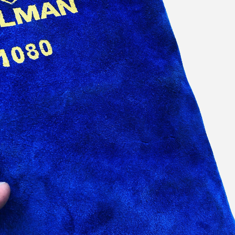Tillman 1080 Stick Welding Welders Glove Size Large Blue Leather Cotton 1 Pair 4