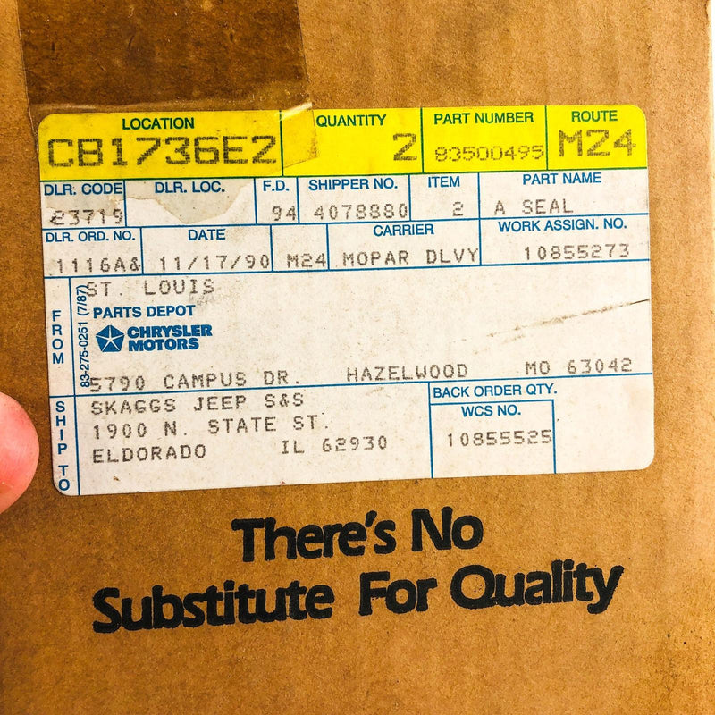 Mopar 83500495 Axle Seal Kit Front Outer OEM NOS for Jeep England Hardy Spicer 3