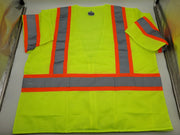 Ergodyne Reflective Safety Vest Sleeved Zipper Lime L/XL Interior Pocket 8330Z 5