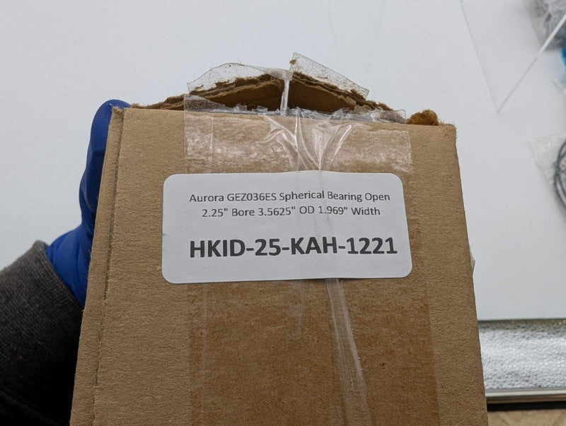 Aurora GEZ036ES Spherical Bearing Open 2.25" Bore 3.5625" OD 1.969" Width 5