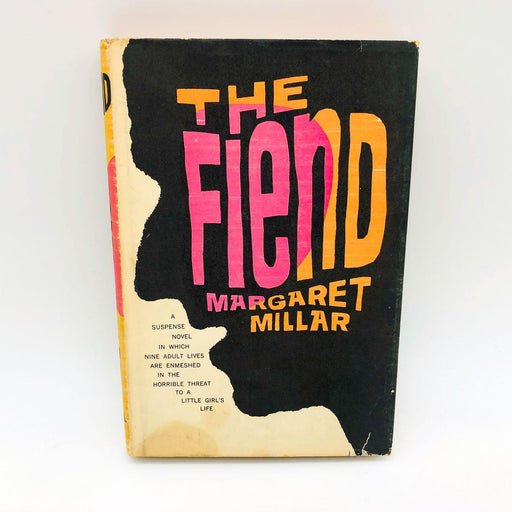 The Fiend Margaret Millar Hardcover 1964 Psychological Thriller Children Abuse 1