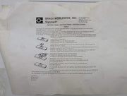 Brady 97211 Vandal Proof 5/16" Tufnut for U-Channel Posts Pack of 3 4