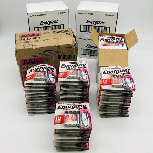 Energizer MAX E92BP4 AAA 1.5V Alkaline Batteries Large Lot of 516 Bulk Wholesale 1