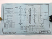 Von Duprin Door Pull 7621 Satin Bronze Thumbturn & Cylinder Trim 9-1/2" NOS 8