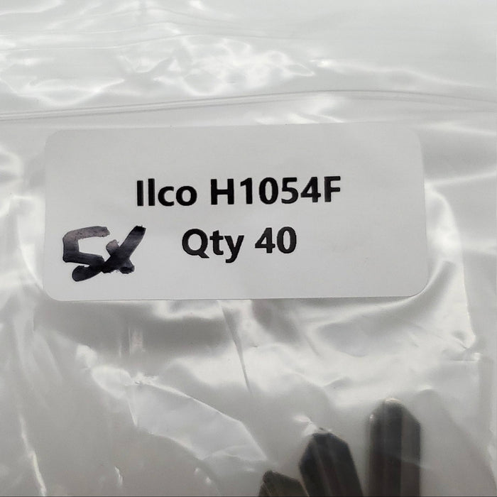 5x Ilco H1054F Key Blanks Nickel Plated USA Made NOS 4