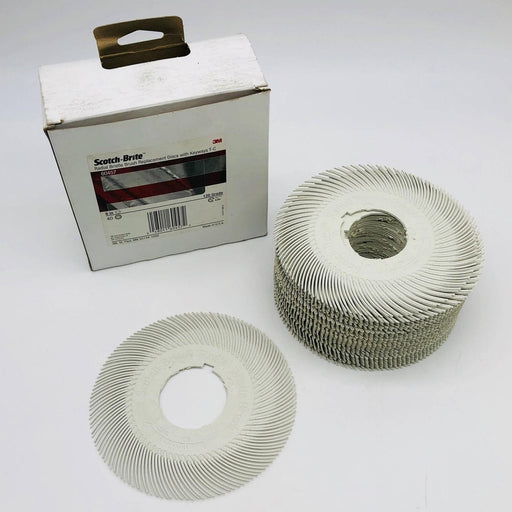 3M Scotch Brite 60457 Radial Bristle Brush Replacement Discs 6in w/ Keyways 40PK 1