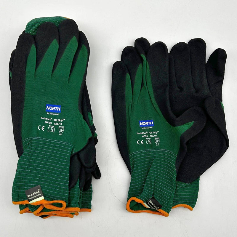 North by Honeywell NF35 Cut Resistant Glove Sz 11/XXL Oil Grip NorthFlex 6 Pairs