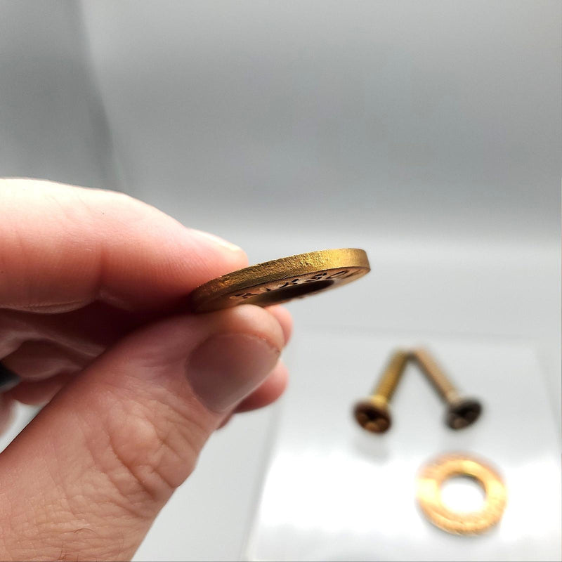 Rixson 107032 Arm Alignment Screw & Washer Set Satin Bronze Rixson Floor Closers 3