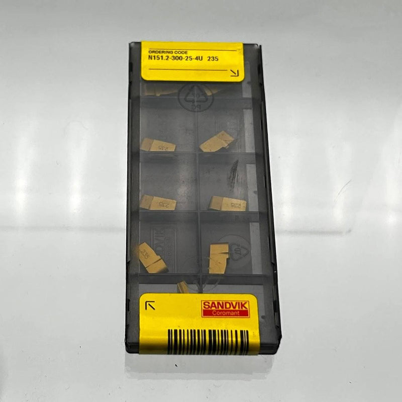 Sandvik N151.2-300-25-4U 235 Grooving Insert Carbide Series T-Max Q-Cut 10pk 8