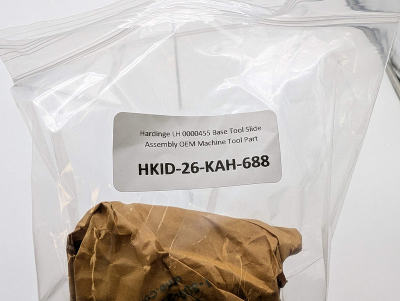 Hardinge LH 0000455 Base Tool Slide Assembly OEM Machine Tool Part