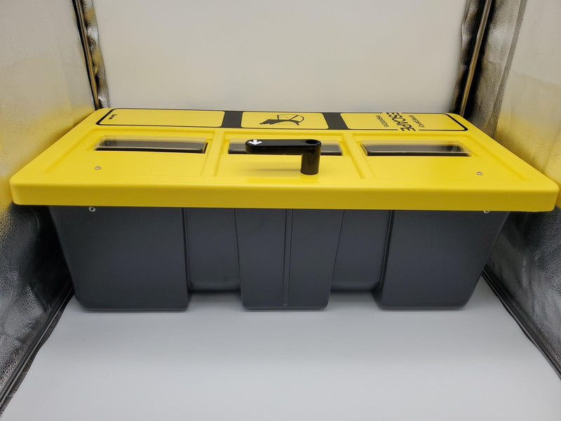 Encon Emergency Respirator Wall Case Full Size ABS Plastic 31"x16"x 11" 01336001 5