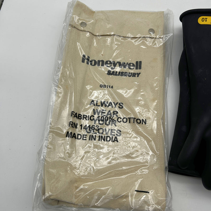 Salisbury by Honeywell GK214B Lineman's Glove Kit Class 2 Black Rubber 14" Sz 10